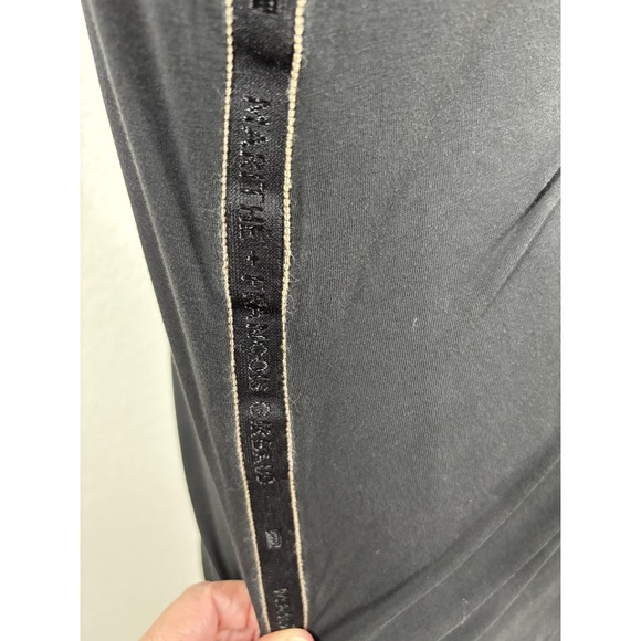 Vintage Marithe Francois Girbaud Dress Womens 7 Black Bodycon Tank Y2K 2000s - Picture 6 of 11